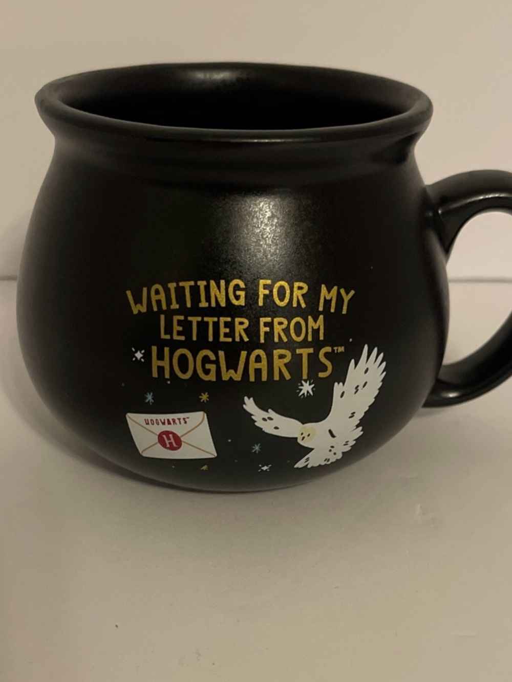 Harry Potter Cauldron Coffee Mug "Waiting For My Letter From Hogwarts" Cup
